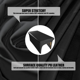 KIDOACOW Odorless PU Leather Top delivers a clean, professional feel
