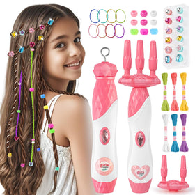 Kidzkube automatic braiding machine for easy at-home styling.