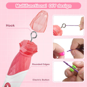 Kidzkube hair gems stamper adds decorative accents.