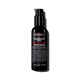 Kiehl's Age Defender Power Serum bottle—quick-absorbing formula for firmer skin.