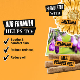 Texture-focused shot of Kiehl's Calendula toner indicating clear, balanced skin effects.