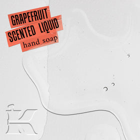 Kiehl's Grapefruit hand soap foam demonstrates rich lather and refreshing aroma
