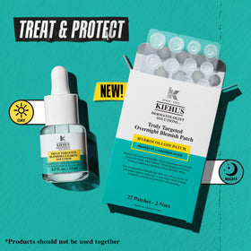 22-count Kiehl's Overnight Pimple Patch package shown for home use.