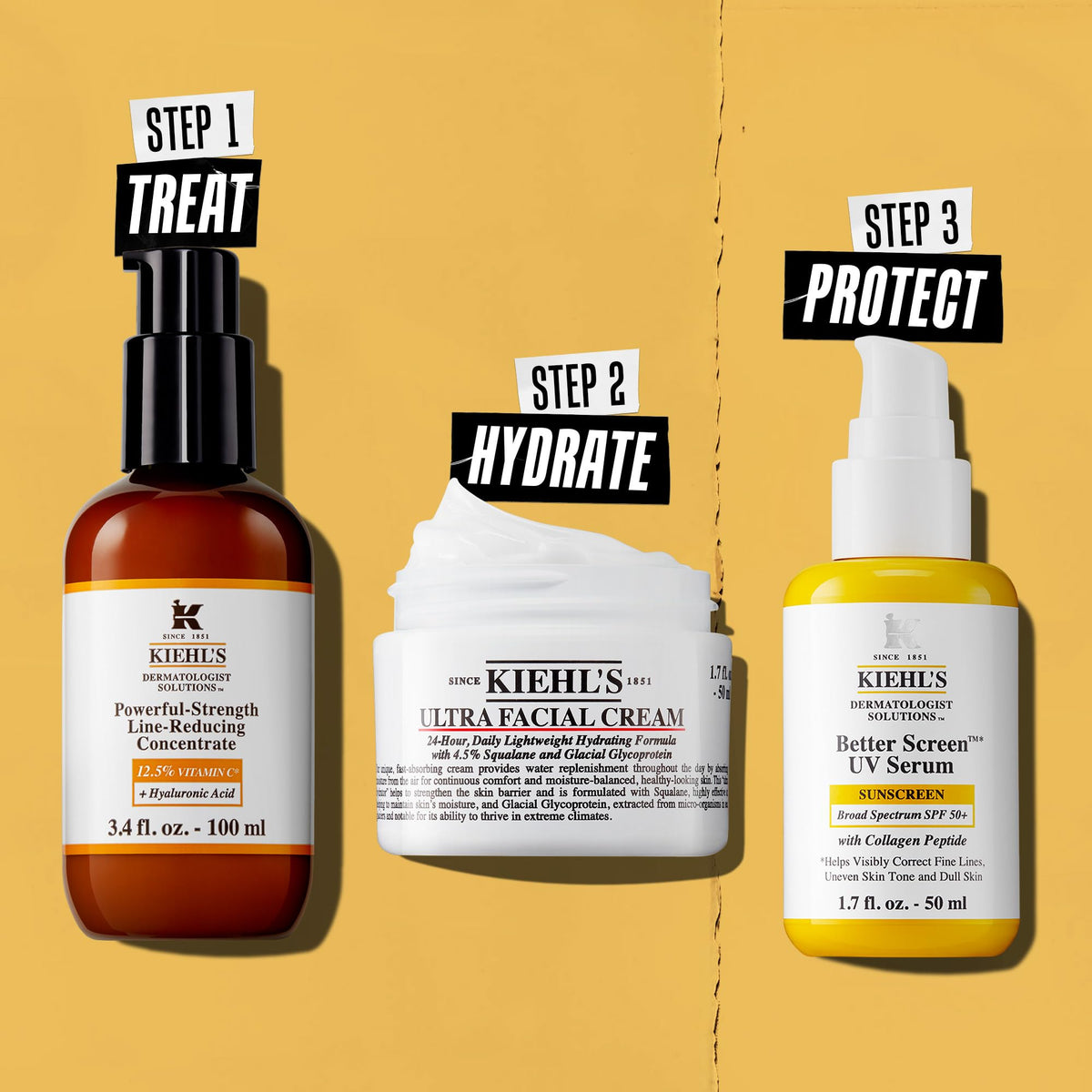 Kiehl's Powerful-Strength serum is dermatologist-tested for all skin types