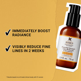 Kiehl's Serum texture closeup shows quick absorption for daily use
