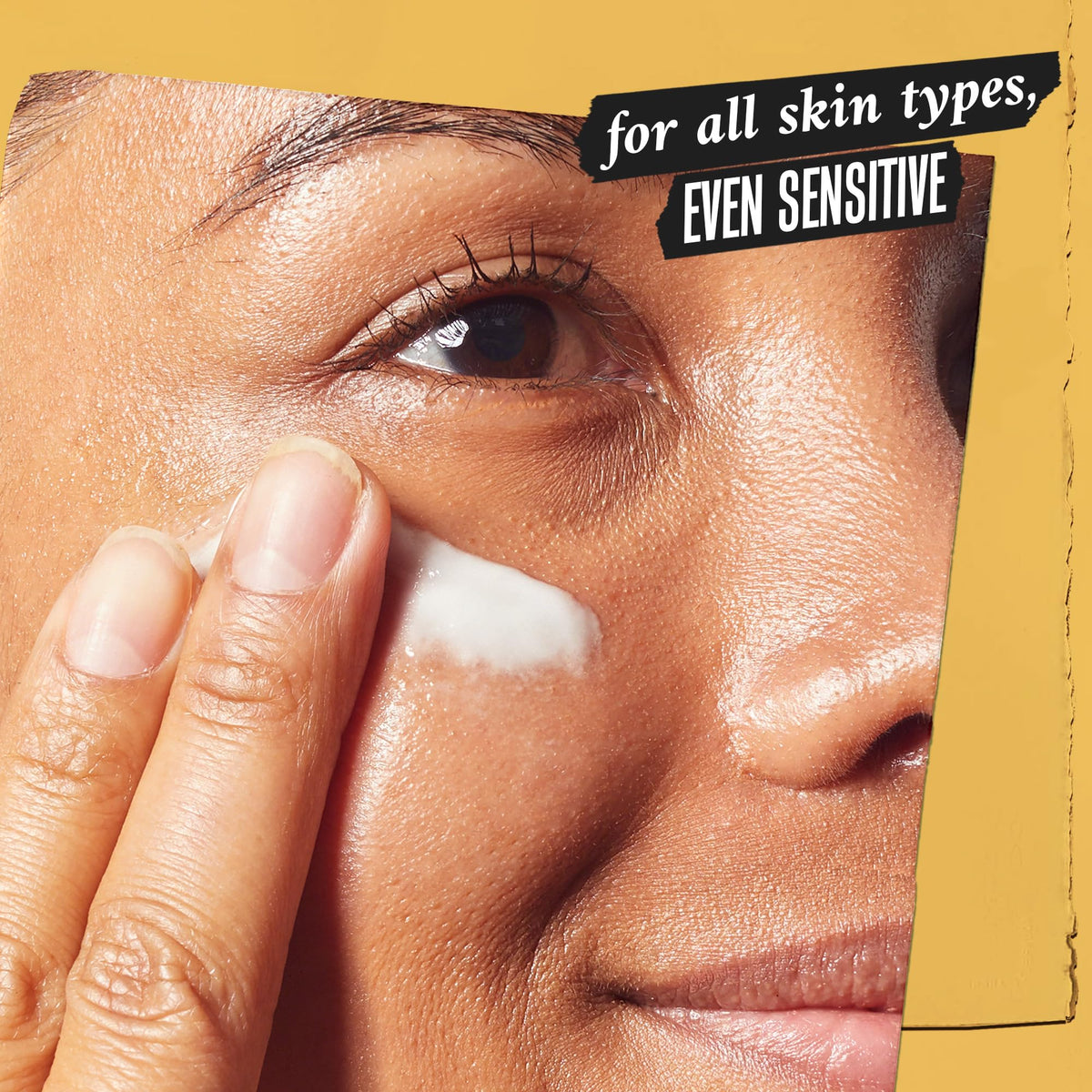 Skin with a healthy glow after using Kiehl's Powerful-Strength serum.