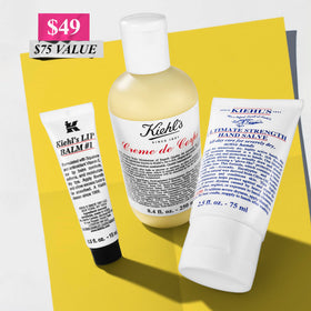 Kiehl’s shea and avocado oil blend nourishes skin.