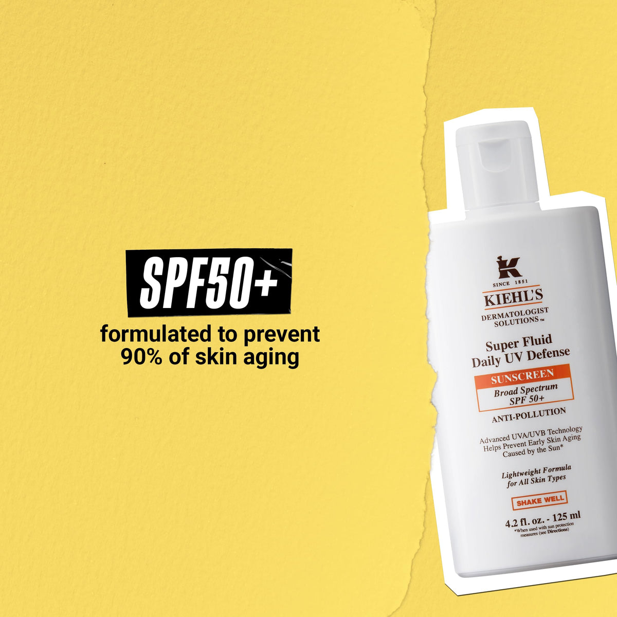Kiehl's skin protection closeup suggesting a breathable, protective layer for daily use