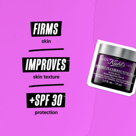 Kiehl's SPF 30 label on jar stresses UVA/UVB protection.