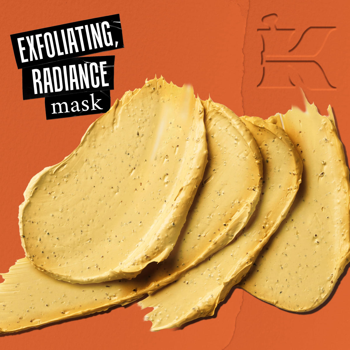 Kiehl's Turmeric & Cranberry Seed Radiance Mask texture close-up