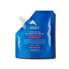 Kiehl's Ultra Facial Oil-Free Moisturizer bottle highlighting shine-control formula