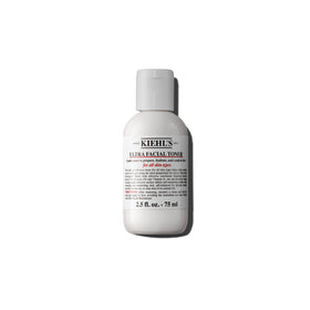 Kiehl's Ultra Facial Toner with Squalane bottle highlights hydrating formula.