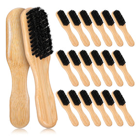 Kifmurase 20-pack hair brush set with bamboo handle for gentle detangling