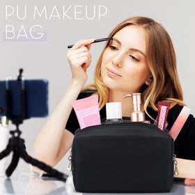 Kigeli multi-use makeup bag set for cosmetics and travel