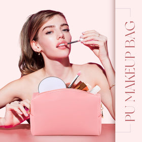 Kigeli Pink Series travel toiletry bag compact fit in luggage