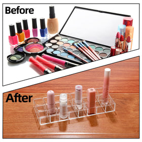 Kigley acrylic lip gloss holder provides quick access to favorites