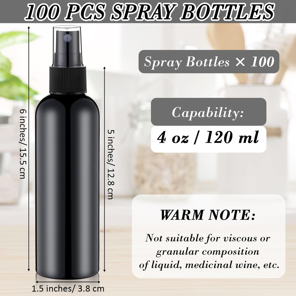 Kigley empty spray bottle travel size compact for easy transportation.