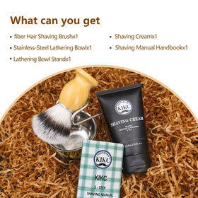 Kikc 5 in 1 shaving kit full-kit-display ideal for gifting and setup