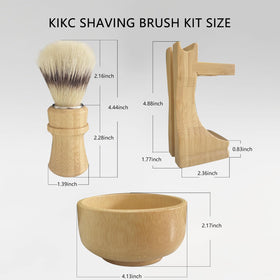 Kikc complete wet shaving set for at-home barber-like results.