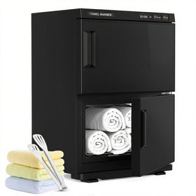 Kikihouse hot towel warmer 32L capacity keeps towels ready for busy spa days.