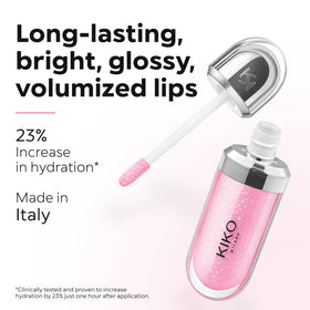 KIKO Milano 3D Hydra Lipgloss 43 packaging highlights limited edition design and luxury feel.