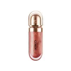 Kiko Milano 3D Hydra Lipgloss 45 rose-gold cap adds premium feel.