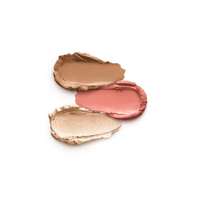 KIKO Milano Contouring Face Set 01 blush stick close-up highlighting color release.
