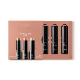 KIKO Milano Contouring Face Set 01 highlighter stick close-up with pearly glow.