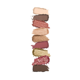 Swatches show matte, pearly, marbled, and sparkly finishes from the KIKO MILANO palette