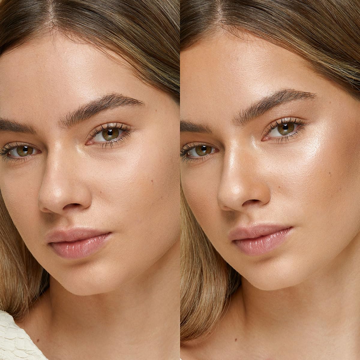 KIKO MILANO Glow Fusion highlighter enhances the brow arch with luminous definition