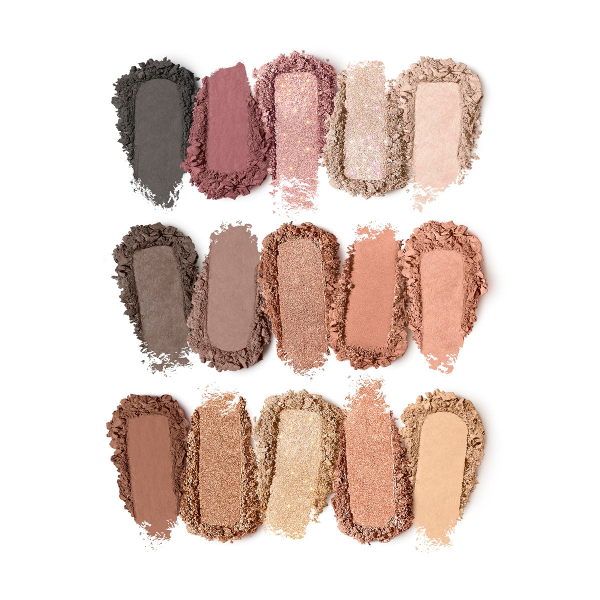 Kiko Milano Master Eyeshadow Palette 01 shows fifteen shades for versatile color options