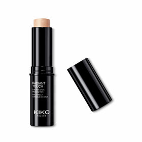 KIKO Milano Radiant Touch Highlighter applied to center of forehead and nose bridge for subtle glow