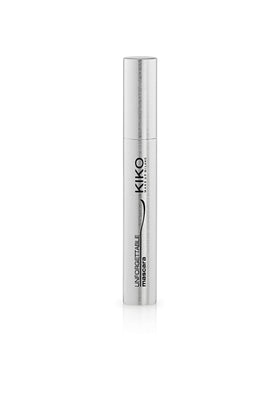 Kiko Milano Shellac-wrap formula wraps lashes for a defined, durable curl.