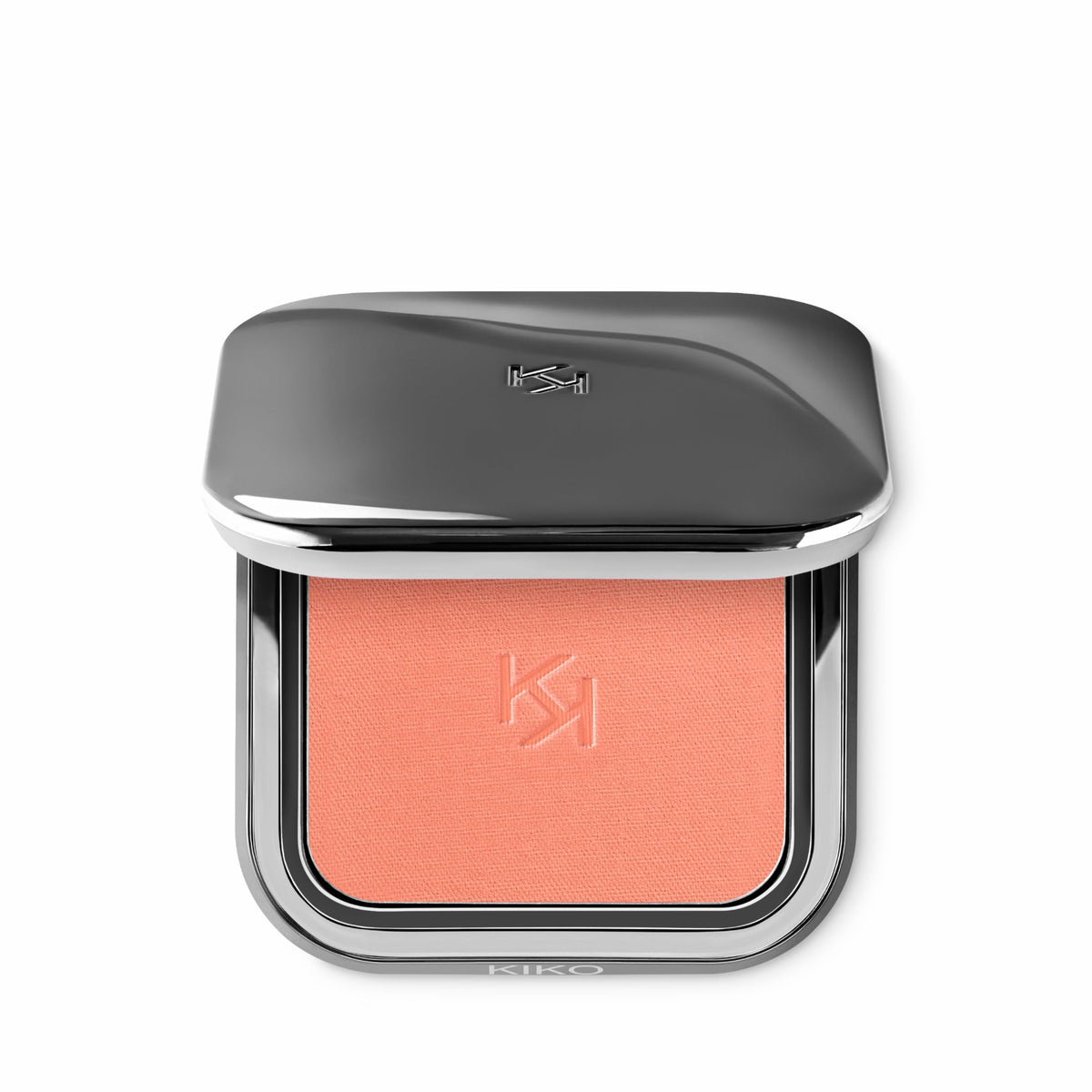 KIKO Milano Unlimited Blush 08 swatch on cheekbone, showing buildable color