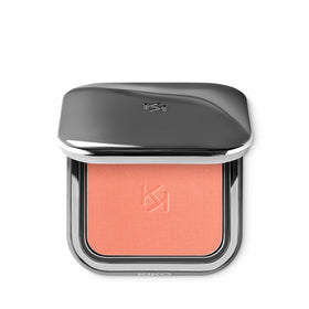 KIKO Milano Unlimited Blush 08 swatch on cheekbone, showing buildable color