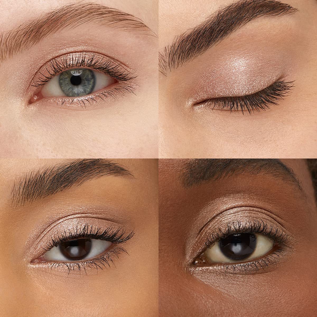 Finished eye look using Water Eyeshadow 02 with luminous color