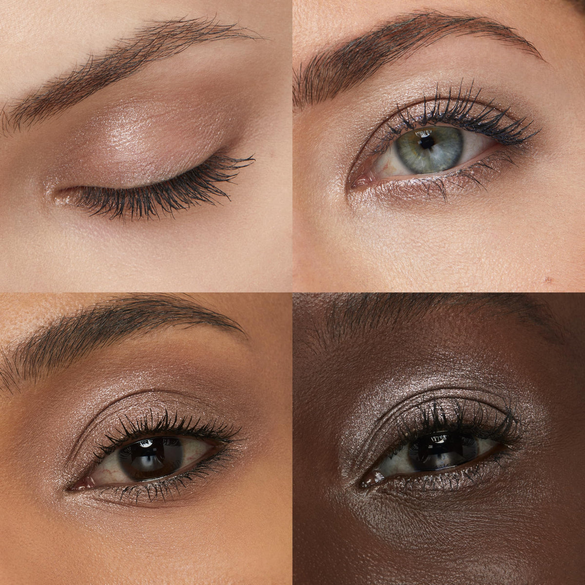 Kiko Milano Water Eyeshadow 06 dry application shows a blendable multi dimensional finish.
