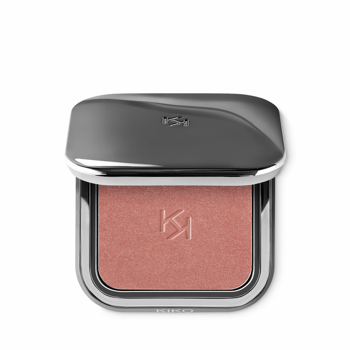 KIKO Milano Unlimited Blush 11 compact mirror enables on-the-go touch-ups with lasting color.