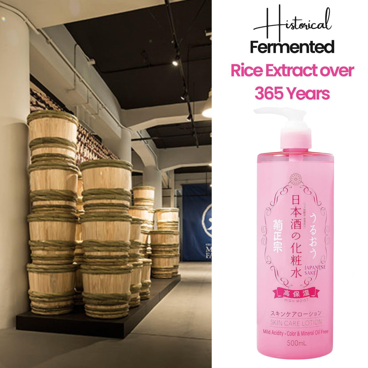 Compact Kikumasamune packaging suitable for travel and on-the-go use
