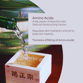 Kikumasamune low pH skin-friendly formula supports sensitive skin