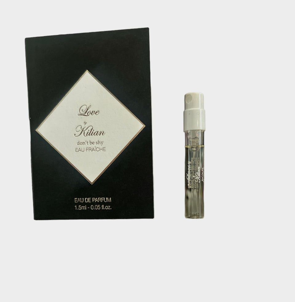 Kilian Love Don't Be Shy travel bottle for on-the-go fragrance.