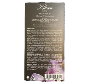 Kilian Paris Love Don't Be Shy vial close-up for scent exploration
