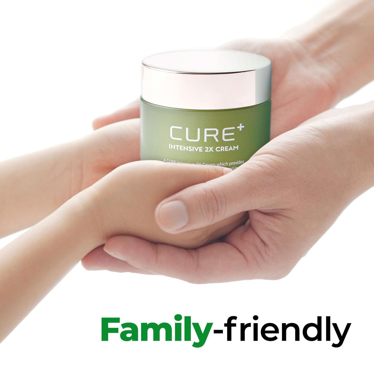 Kim Jeong Moon Aloe Cure Intensive 2X back-of-hand application for quick use.