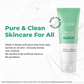 Ingredient highlights with Jeju aloe and plant complex.