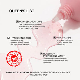 Kimchi Chic Give Me Grip peppermint water adds a cooling feel.