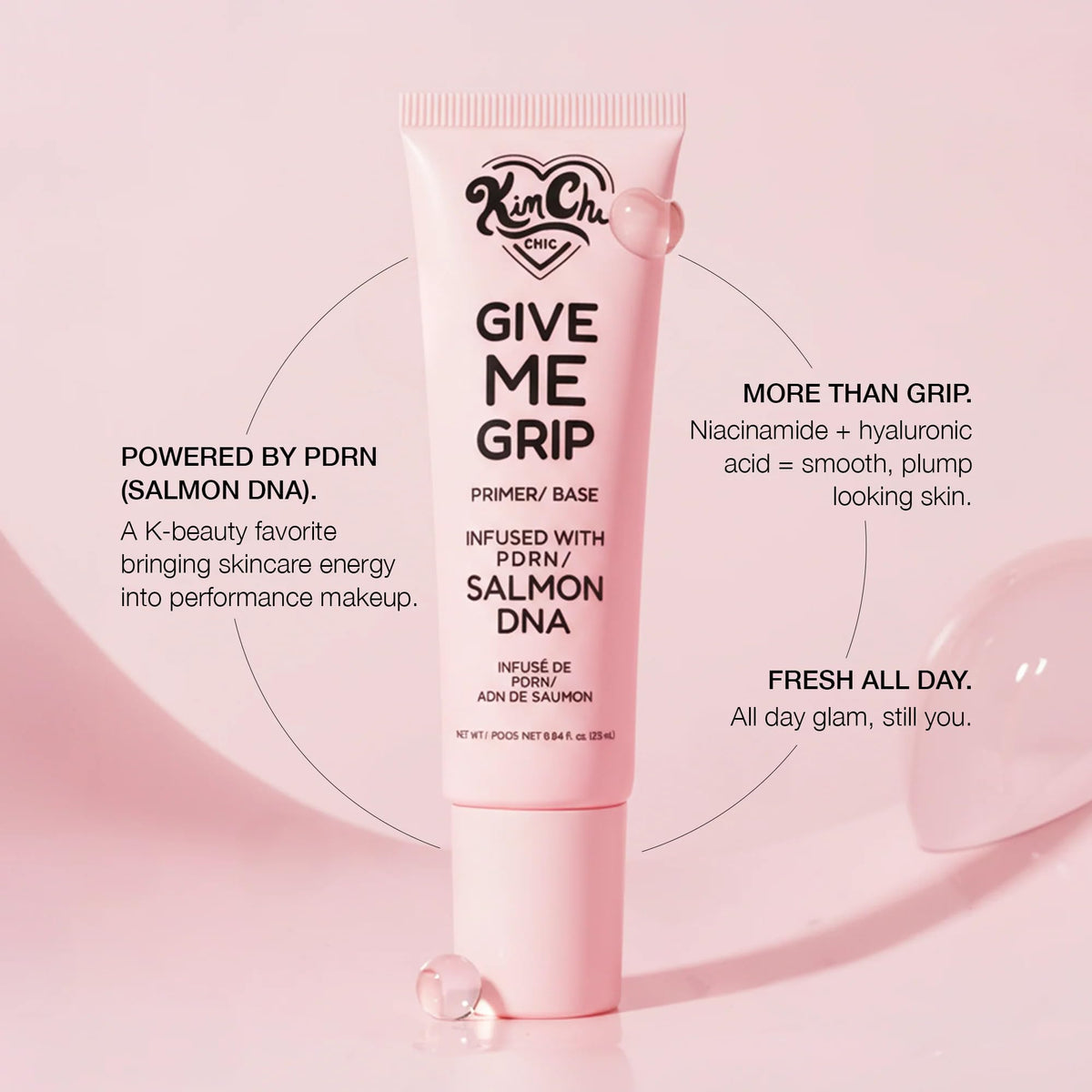Kimchi Chic Give Me Grip rose water delivers refreshing hydration.
