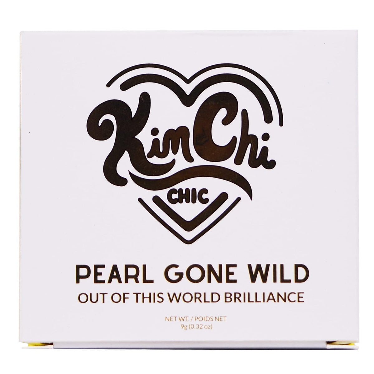 KimChiChic Pearl Gone Wild highlighter includes a mirror for on the go touch ups