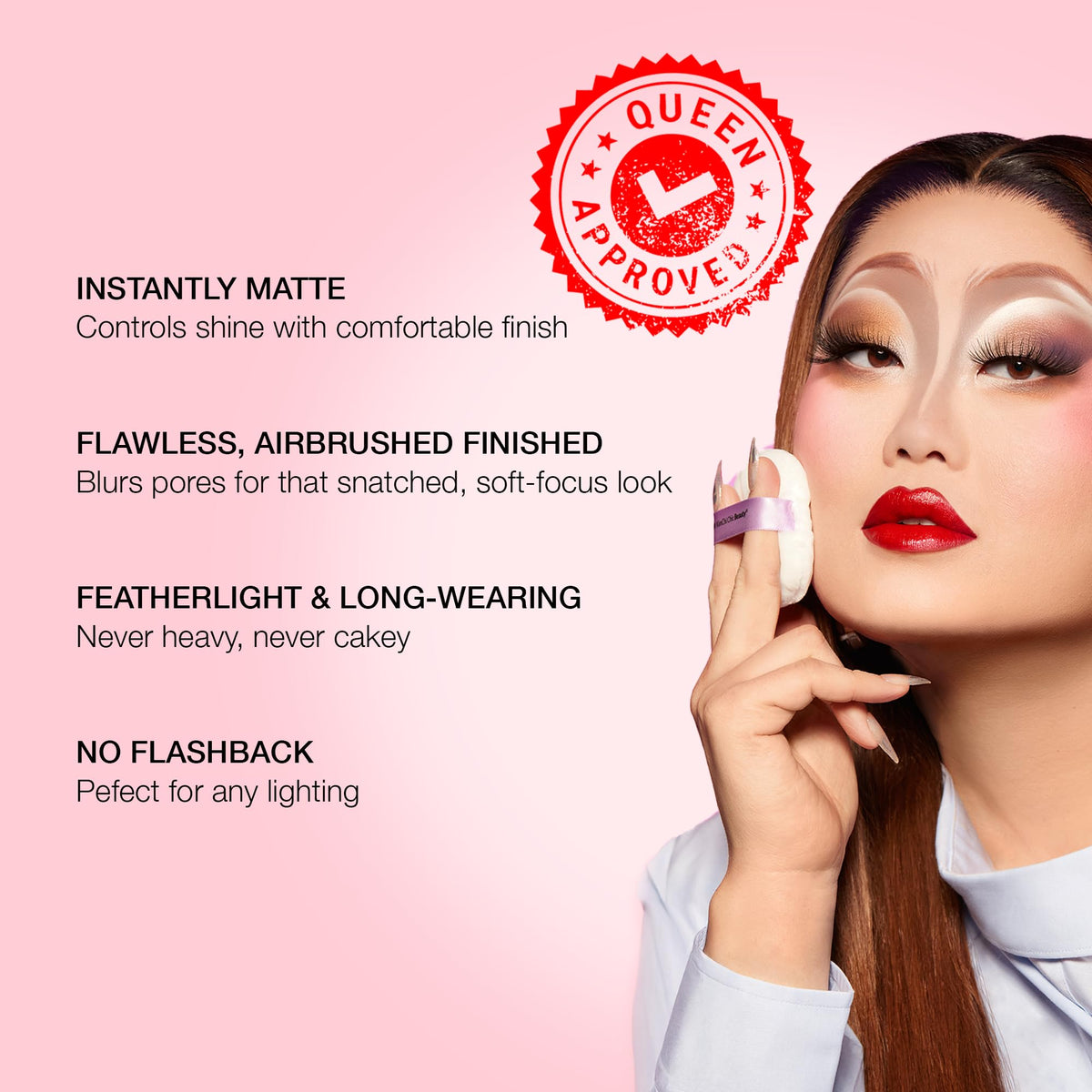 KimChiChic Puff Puff Pass in-use application with velour puff
