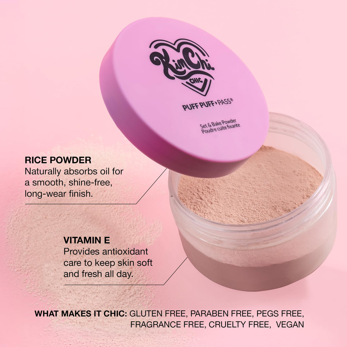 KimChiChic packaging emphasizes vegan and cruelty-free formula