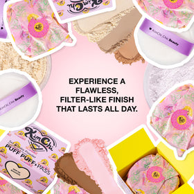 KimChiChic Puff Puff Pass sets makeup for a refined matte look